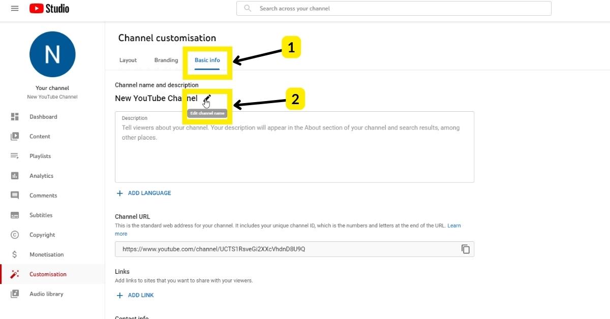 Rename YouTube Channel to a Different Name [Updated 2022] 3