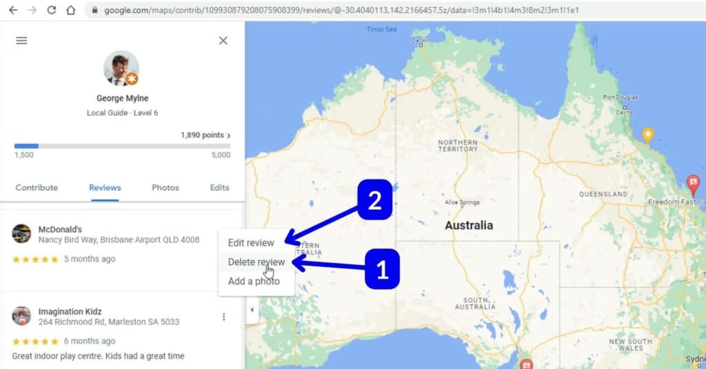 How to Delete or Edit A Google Review You Wrote 4