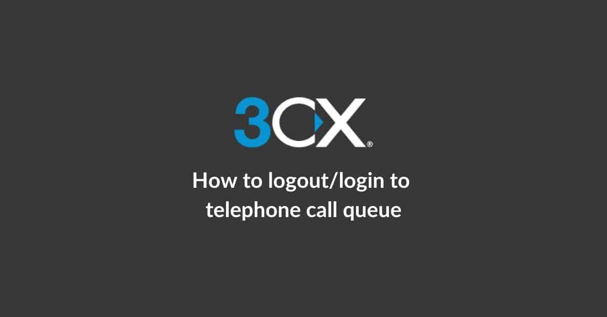 call queue 3cx