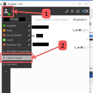 How to Logout and Login to 3cx Phone Queue - GeekPossible
