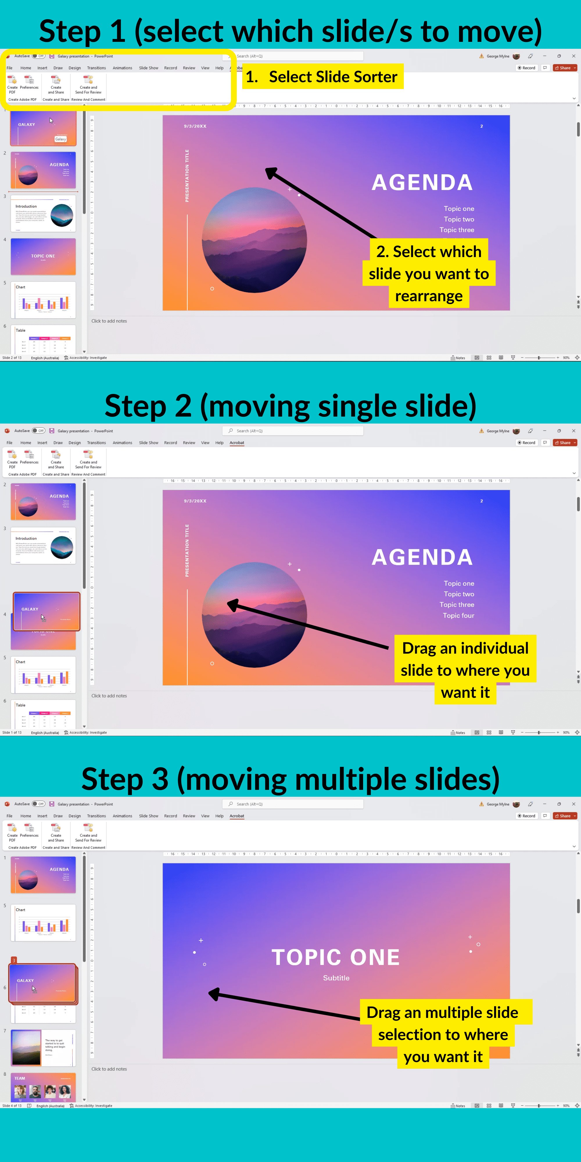 How to Rearrange Slides in PowerPoint 1