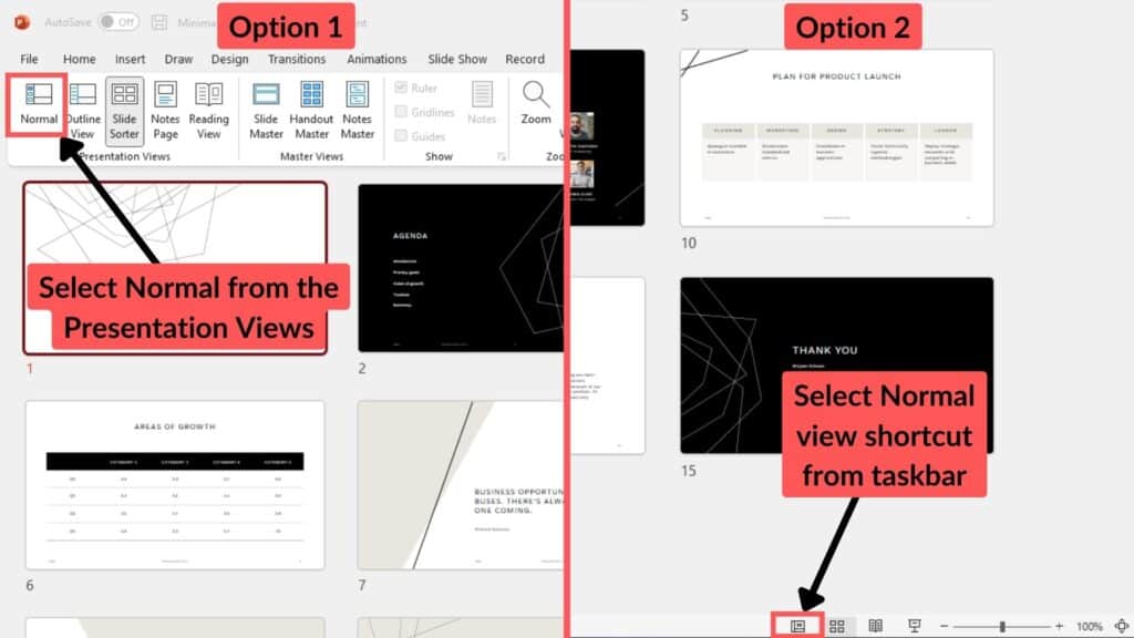 PowerPoint Slide Sorter View 7