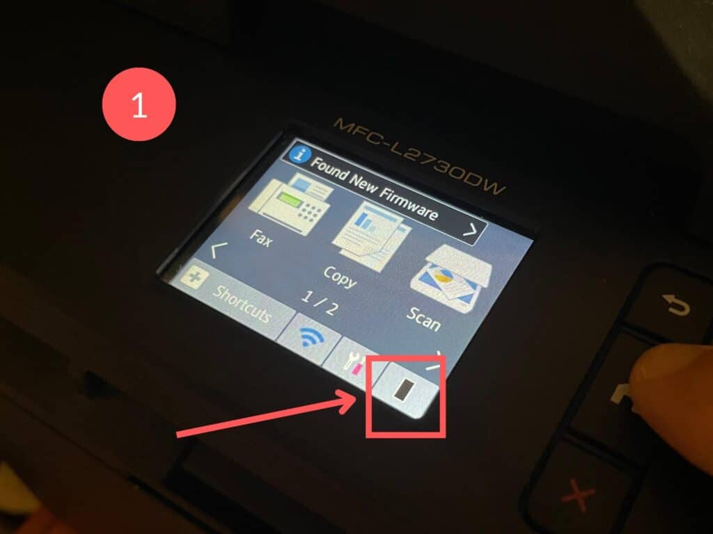 How to check toner levels in Brother Laser MFC Printer 1